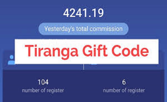 Tiranga Gift Code